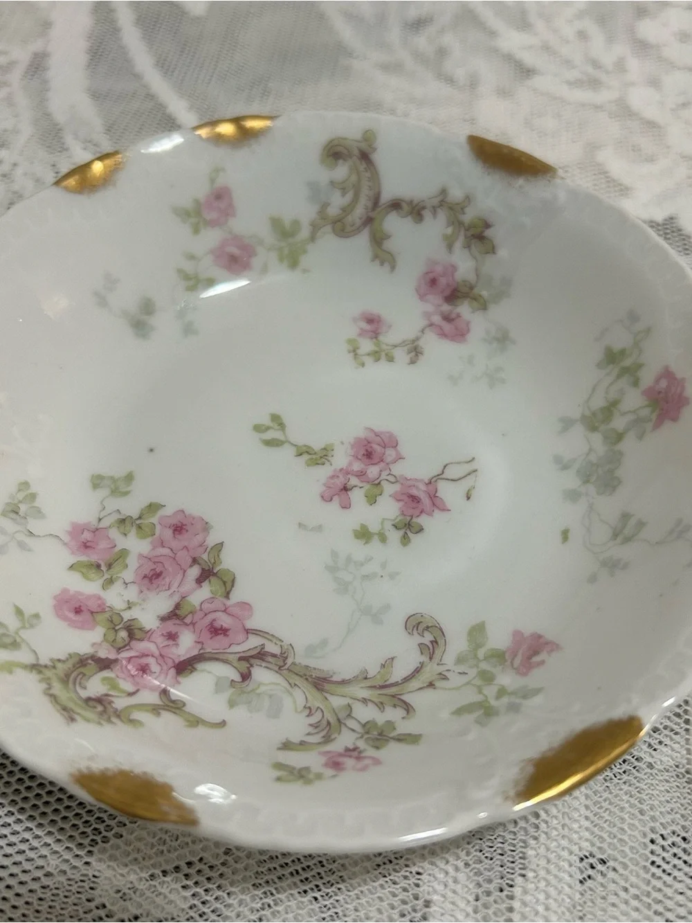 Set of 3 Vintage Haviland Limoges Schleiger 144 Berry Bowls